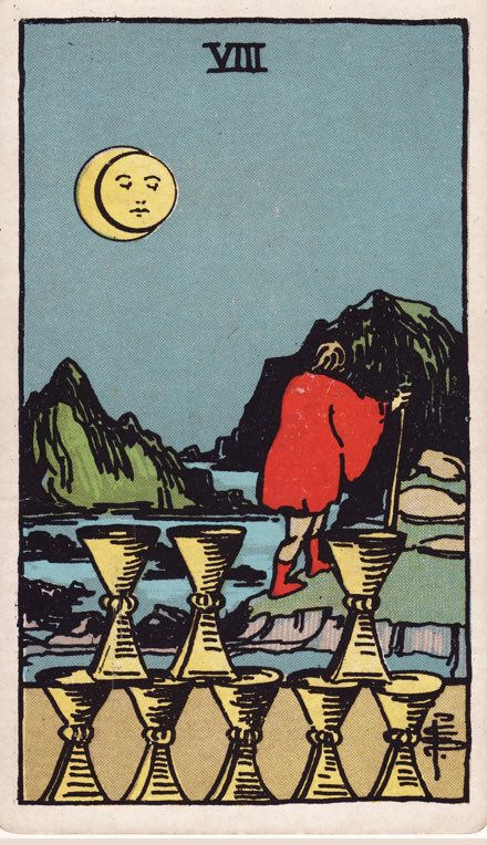 Tám Cốc (Eight of Cups)