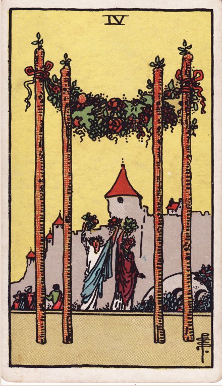 Bốn Gậy (Four of Wands)