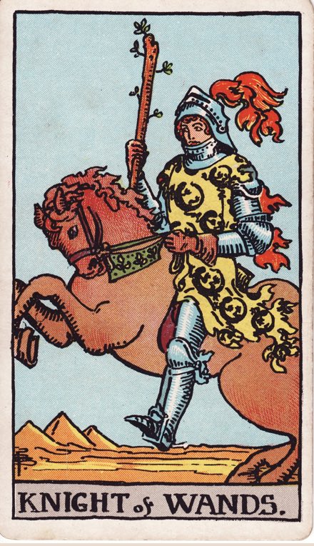 Hiệp Sĩ Gậy (Knight of Wands)