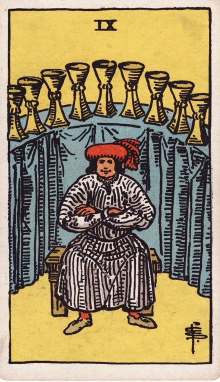 Chín Cốc (Nine of Cups)