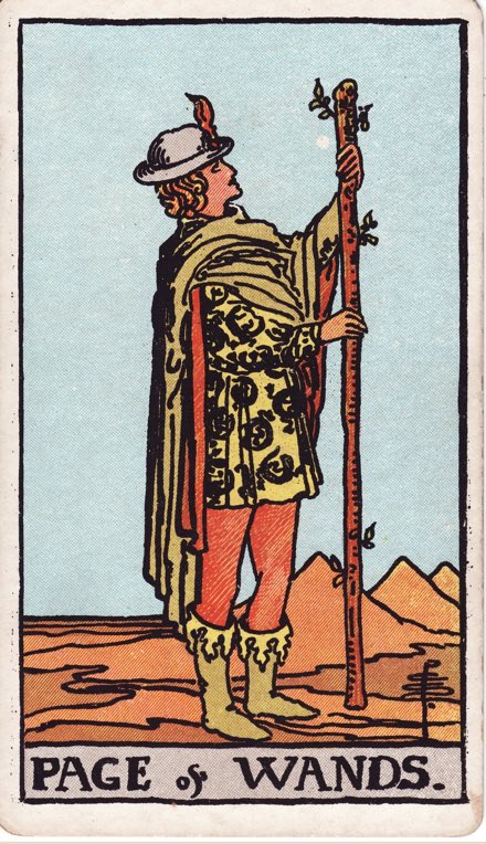 Thị Đồng Gậy (Page of Wands)