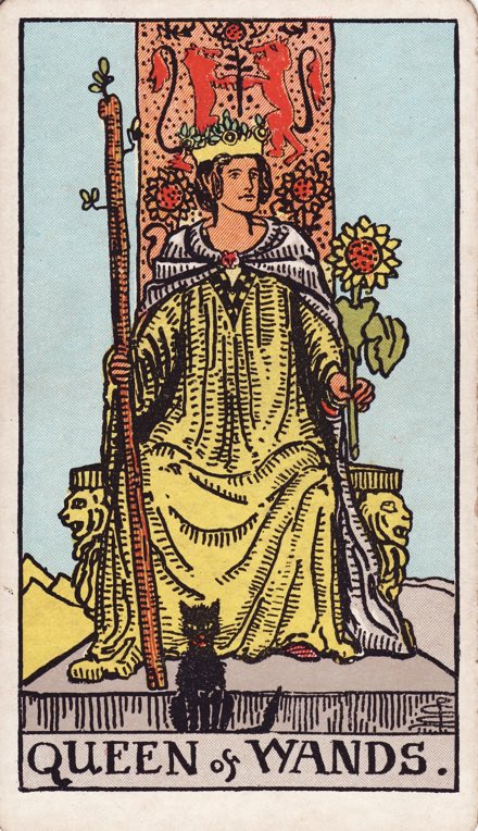 Nữ Hoàng Gậy (Queen of Wands)