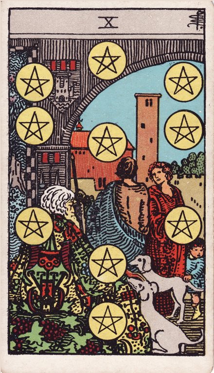 Mười Tiền (Ten of Pentacles)