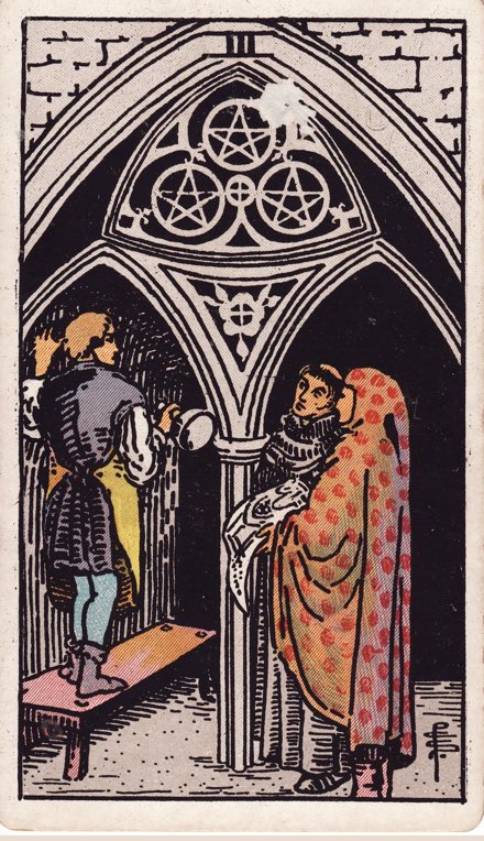 Ba Tiền (Three of Pentacles)